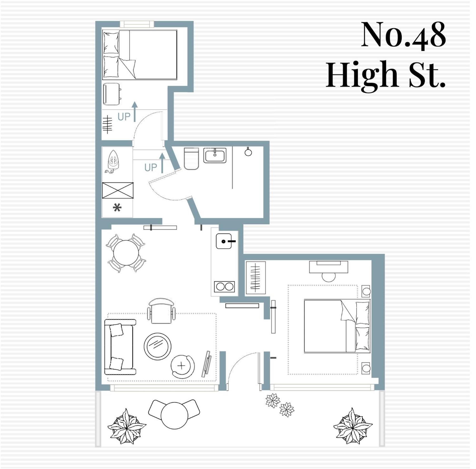 No48 - Luxe Victorian Shop Conversion In Pewsey Apartment *